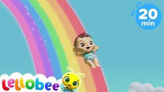 Learn Rainbow Colours | Kids Road Trip Mix - Songs and Stories