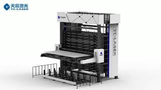 Optimize Your Workflow with Tianchen Laser's Automated Sheet Storage System