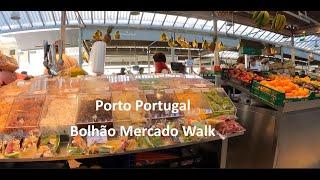 Porto Portugal Bolhão Mercado Walk   April 2023