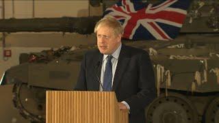 Boris Johnson says Russia's Kharkiv attack is 'absolutely sickening' | AFP