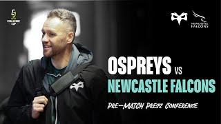 Pre-match Press Conference: Mark Jones (Vs Newcastle Falcons)