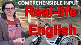 REAL-LIFE AMERICAN ENGLISH / Comprehensible input / BICYCLE VOCABULARY / American Accent Training