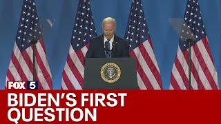 Biden mixes up Harris and Trump at press conference | FOX 5 News