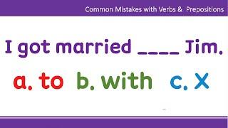 Common Mistakes verbs with prepositions I English Grammar A2