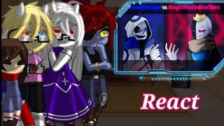 •||Undertale Reage Ao Errort404 vs KingOfMultiverse!Sans|| (Animation)