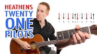 Heathens  Twenty One Pilots  Guitar Lesson - Easy How To Play Acoustic Songs - Chords Tutorial