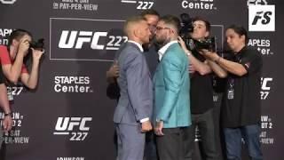 UFC 227 Full Media Day Staredowns - FanSided MMA