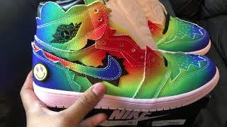 JBALVIN AIR JORDAN 1 UNBOXING..... $1,000 SNEAKER !!