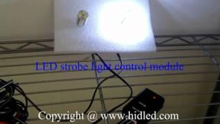 LED strobe light control unit