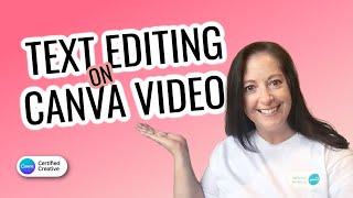 Add Text To Video in Canva | NEW Video Editor 