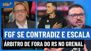 ️️ O árbitro do Grenal escolhido no dia que a FGF decretou a falência da arbitragem Gaúcha.