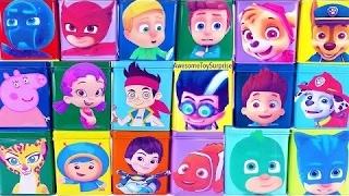 PJ Masks Disney Junior Paw Patrol DIY Cubeez Play Doh Dippin Dots Surprise Episodes Learn Colors!rev