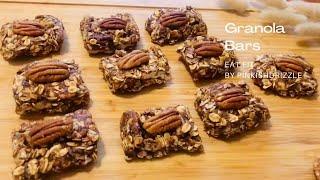 Granola Bars (no-bake, no sugar)