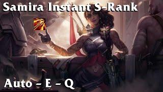 Samira instant r combo with Runaans + explanation