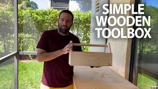 SIMPLE WOODEN TOOL BOX FOR BEGINNERS DIY WEEKEND PROJECT | Ale's Everyday