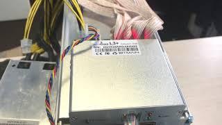 Antminer L3+ с прошивки от mskminer.com 580 mh/s при 820вт