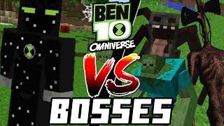 Alien X VS Minecraft Bosses (Minecraft Ben 10 Mod)