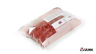 Trayless sustainable packaging solution for minced meat - ULMA Packaging