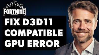 How To Fix Fortnite D3D11 Compatible GPU (Full 2024 Guide)