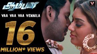 Vaa Vaa Vaa Vennila - Official Video Song | Aambala | Vishal,Hansika | Sundar C | Hiphop Tamizha