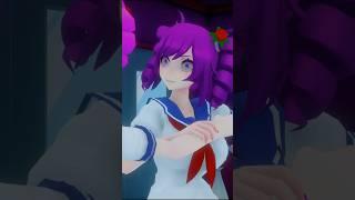 (MMD) "Kizana" Is Angry No..."Kokona" Counter Slap #shorts #yanderesimulator #kokonaharuka #mmd