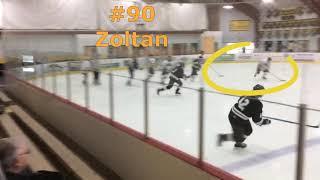 Ice Hockey #90 Zoltan  OHA player GOAL!!!