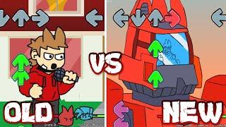 Friday Night Funkin OLD VS NEW Vs. TORD Mod REMASTERED Full Week (Comparison)