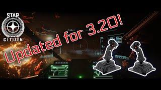 Quickly, easily setup your single, dual joysticks, throttle in Star Citizen 3.20+ Also REL vs ABS!