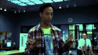 Community - Abed assesses the crime scene