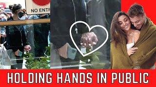 Hande Ercel & Kerem Bursin holding each other hands in public | Latest news