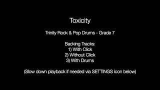 Toxicity by System Of A Down - Backing Track Drums (Trinity Rock & Pop - Grade 7)