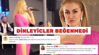 Tuğba Özay Sil Baştan şarkısını okudu, dinleyiciler hiç beğenmedi