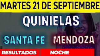 Resultados Quinielas Nocturna de Santa Fe y Mendoza, Martes 21 de Septiembre