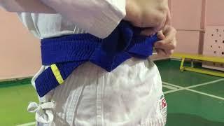 Как правильно завязывать пояс Айкидо | 合気道 | Aikido belt