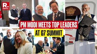 PM Modi Meets World Leaders At G7 Summit 2025 | PM Modi In Canada