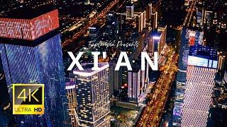 Xian, China  in 4K ULTRA HD 60FPS Video by Drone