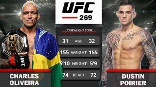 порье оливейра полный бой ufc 269 poirier oliveira