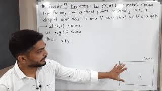 Metric Spaces | Lecture 36 | Hausdorff Property