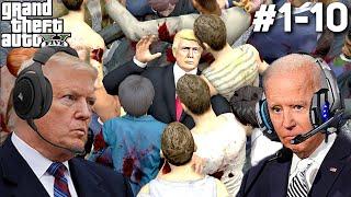 US Presidents Survive A Zombie Apocalypse In GTA 5 Part 1-10