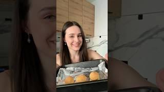 Two-ingredient cheese bread  #brazil #gringa #food #humor