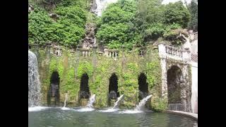 Fountain at Villa d'Este in Tivoli