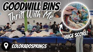 Thrift With Me AND MY SISTER! @ The Colorado Springs Goodwill "Bins" Outlet  #thrifing #reselling