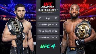 Islam Makhachev vs Leon Edwards Full Fight - UFC Fight Of The Night