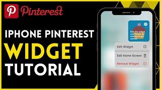 How to Add Pinterest Widget iPhone (2024)