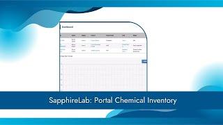 Interface Fluidics Portal Chemical Inventory