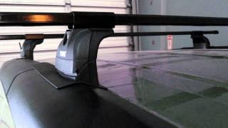 Honda Element with Thule Podium Base Roof Rack by Rack Outfitters