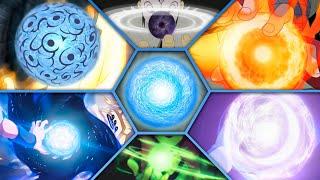 All RASENGANES and RASENSURIKENS from Anime Naruto and Boruto!