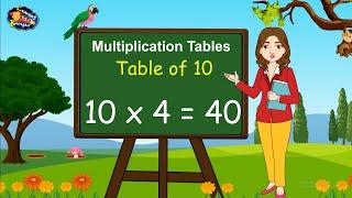 Table of 10 | Times Tables | Multiplication Tables | 10 ka pahada | Learning Booster | Maths tables