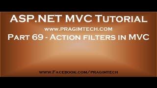 Part 69   Action filters in mvc