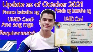 How to apply UMID Card? | How to get UMID Card? | First time application | Update as of Oct. 2021